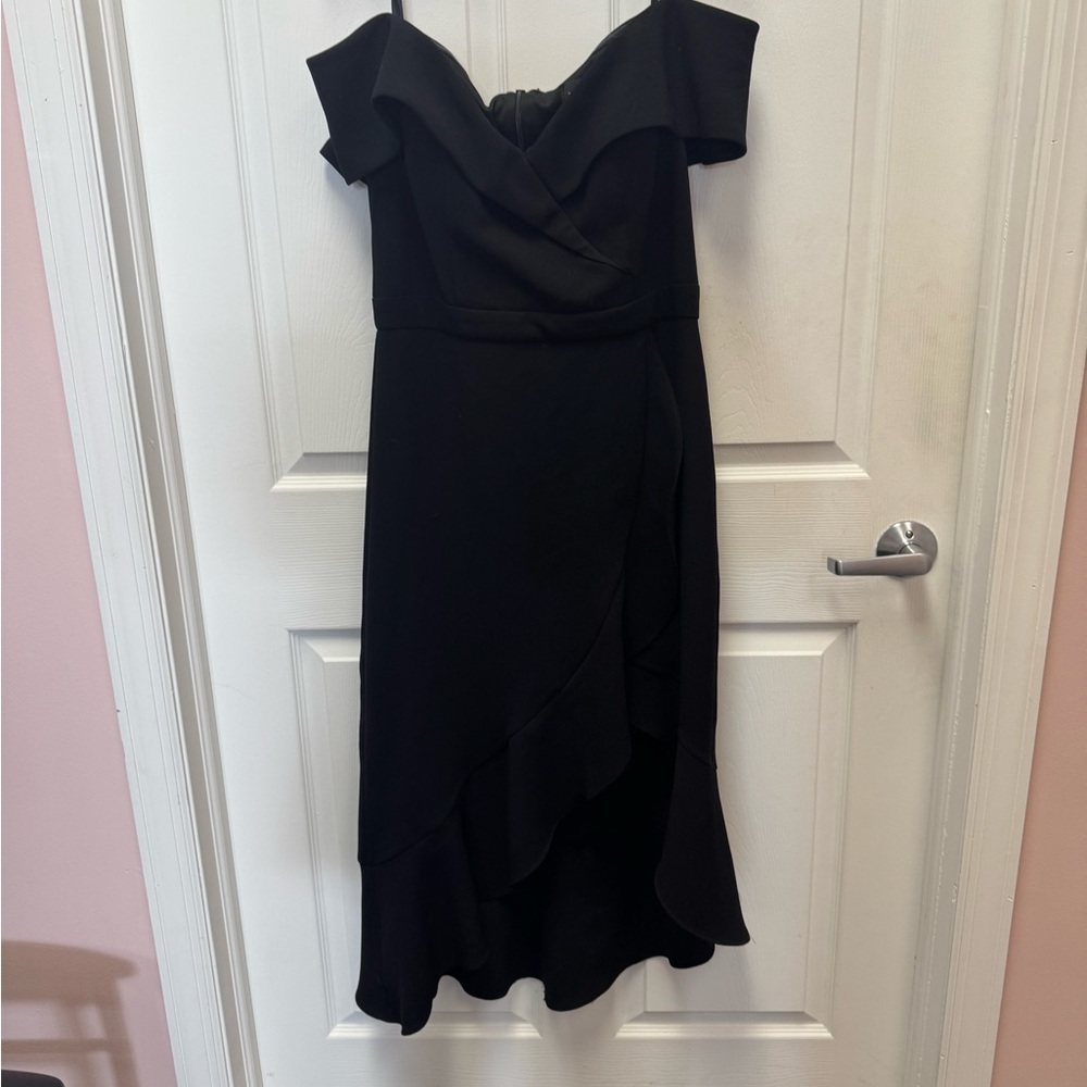 Elegant Black Off-Shoulder Dress